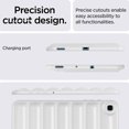 thumbnail image 3 of Case Designed for Samsung Galaxy Tab S6 Lite 10.4" 2024 / 2022 / 2020, Stylish Down Jacket Desigh Soft TPU Shockproof Protective Lightweight Tablet Case Cover for Girls Women, White, 3 of 7