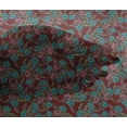 thumbnail image 4 of oneOone Viscose Chiffon Fabric Leaves & Floral Block Print Sewing Fabric BTY 42 Inch Wide, 4 of 4