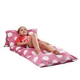 thumbnail image 2 of Loungie Pink Polka Dots Bean Bag Covers - Microfiber | Nap Mat | Requires 5 Standard Twin Size Pillows 88"x26", 2 of 8