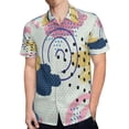 thumbnail image 4 of High Quality Hawaiian Shirts for Men Short Sleeve Aloha Beach Shirt Floral Summer Casual Button Down Shirts Blouses HPG9NX, 4 of 7
