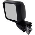 thumbnail image 5 of For Jeep Gladiator 2020 2021 2022 2023 Door Mirror Driver Side | Manual Glass | Non-Heated | Textured Black | Replacement For CH1320449 | 68313481AE, 68313481AA, 5 of 7