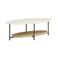 thumbnail image 2 of Oval Coffee Table - White, 2 of 5