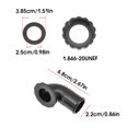 thumbnail image 4 of Mantenga el buceo Zapatos de acero inoxidable Spring Strap Gear Clip Piezas de chorro con hebilla rápida Hebilla Suministros Suministros Straps Diver Gadgets Red S Vogacara OD002514-09B, 4 of 7