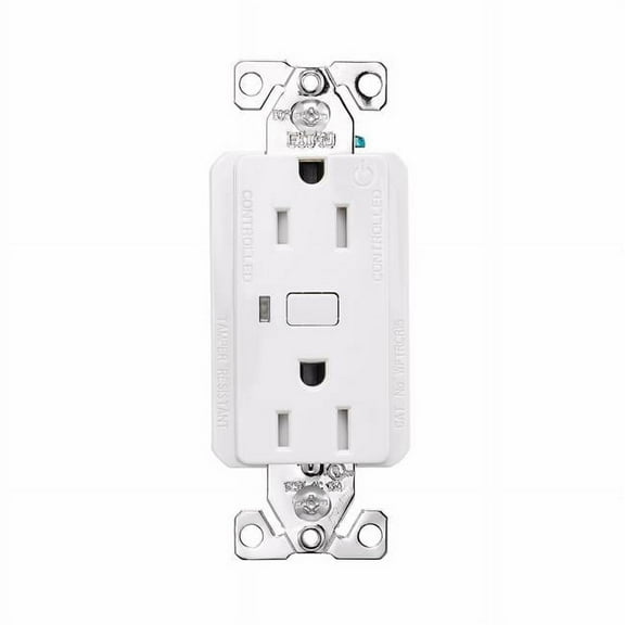 Eaton NSB WFTRCR15-WSP-L Outlets Smart WiFi Duplex Receptacle 15A White