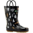 thumbnail image 2 of Oaki Kids Waterproof Rubber Rain Boots with Easy-On Handles, 2 of 3