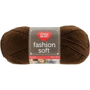 Angle View: Red Heart Fashion Soft Yarn, Chocolate