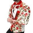 thumbnail image 6 of Handshe Men's Long Sleeve Shirt, Creative Valentine's Day Print for Casual and Holiday Wear, 6 of 7