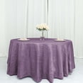 thumbnail image 3 of Efavormart 120" Violet Accordion Crinkle Taffeta Rectangular Table Cover - Perfect for Wedding Ceremonies, Party Dacorations, Upscale Occasions, Birthday Celebrations, and Any Special Event, 3 of 11