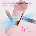 thumbnail image 2 of Plancha de pelo y rizador TYMO Airflow 2.0 Titanium Pink, 2 of 7