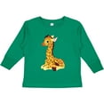 thumbnail image 3 of Inktastic Giraffe Boys or Girls Long Sleeve Toddler T-Shirt, 3 of 5