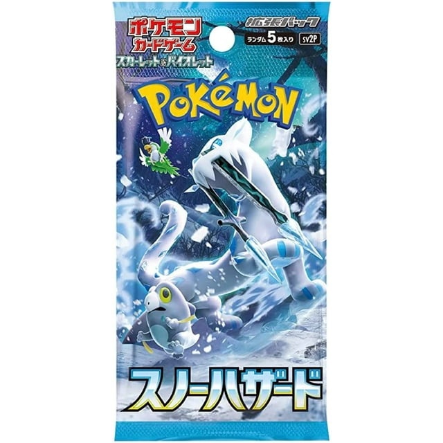 Pokemon Card Game Scarlet & Violet Snow Hazard Japanese Booster Pack - 5 Cards