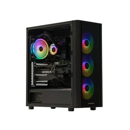 Velztorm Archux Custom Built Powerful Gaming Desktop PC Black (AMD Ryzen 7 3700X 8-Core, 64GB RAM, 1TB PCIe SSD, NVIDIA GeForce RTX 3080, 4xUSB 3.1, 1xUSB 3.0, 2xHDMI, 2 Display Port (DP), Win 10 Pro)