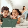 thumbnail image 2 of 2024 ME Google Kids Space 10" Tablet Android, 64GB, Silicone Bumper Case Kickstand, Green, 2 of 5
