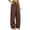 Brown, variant on Women's High Waist Wide Leg Cargo Pants Parachute Pants with Pockets And Drawstring Baggy Long Pants Trousers Streetwear Dressy Travel Hiking Track Pants 3Xl