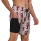 thumbnail image 2 of Balery Red Lobster With Claws Bañador para hombre, shorts de playa de secado rápido con entrepierna y forro de compresión-Small, 2 of 6