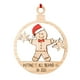 thumbnail image 2 of De Madera Ahuecado Gingerman Colgante Árbol De Navidad Colgante Colgante Regalo Para Amigos Y Familiares Scienceny HA045231-04, 2 of 5