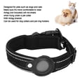 thumbnail image 2 of Black Dog Collar Soft and Breathable Reflective Heavy Duty Neoprene Padded Pet Collar with Airtag Bracket for Dogs (4 Sizes) [XL], 2 of 9