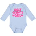 thumbnail image 3 of Inktastic Great Grandpa's Girl Granddaughter gift Girls Long Sleeve Baby Bodysuit, 3 of 5