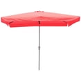 thumbnail image 4 of Yescom 10x6ft Universal Replacement Umbrella Canopy with Tippet Top Cover Patio Beach, 4 of 8