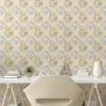 thumbnail image 2 of Ambesonne Ethnic Peel & Stick Wallpaper for Home, Feathers Dreamcatcher Art, 13"x100", Grey Yellow and Pale Mauve, 2 of 5