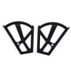 thumbnail image 2 of Accesorio para zapatero Amonsee Bisagras De Gabinete De Zapatos ABS Negro, 2 of 7