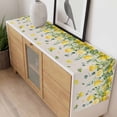 thumbnail image 4 of Summer Lemon Table Runner - 70 Inch Long, Kitchen Dining Table Runner Dresser Scarves, Eucalyptus Flower Leaf Retro Botanical Farmhouse Decor for Coffee Tables Wedding Party Banquet, 4 of 8