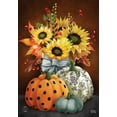 thumbnail image 3 of Briarwood Lane Patterned Pumpkins And Sunflowers Garden Flag, 3 of 4