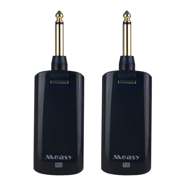 Sistema inalámbrico de guitarra Recargable Transmisor de guitarra Receptor Conjunto 270 ° Giratorio