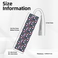 thumbnail image 3 of Kdxio Floral Rabbit Print Metal Tassel Bookmarks,Perfect Gift for Art Lovers and Bookworms Metal Bookmarks for Women, 3 of 8