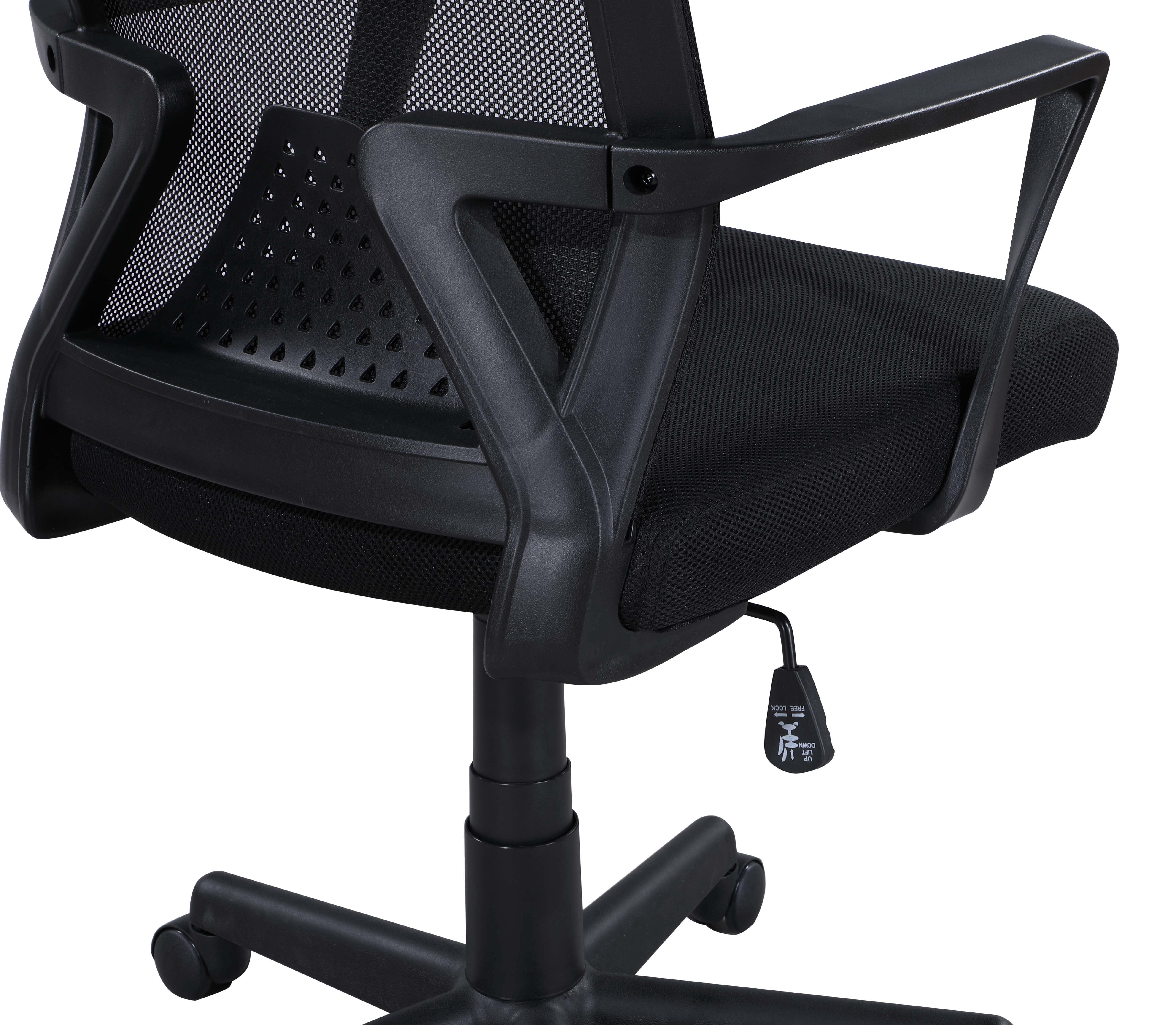 Height Adjustable Office Task Chair with Armrest