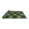thumbnail image 2 of Ahgly Company Indoor Rectangle Checkered Turquoise Blue Modern Area Rugs, 2' x 4', 2 of 4