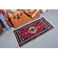 thumbnail image 3 of Turkish Rug, Vintage Rug, Small Rugs, Antique Rug, Rugs For Entry, 2x3.7 ft Red Rug, Anatolian Rugs, Wool Rug, Turkish Rug Small, 13374, 3 of 10