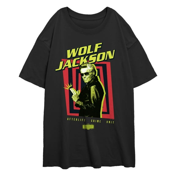 Junior's Beetlejuice Beetlejuice Wolf Jackson Cool Pose  Graphic T-Shirt