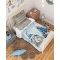 thumbnail image 3 of Christmas Gnome Throw Blankets, Winter Merry Christmas Tree Balls Soft Fleece Blanket Decorative for Home Sofa Couch Chair Living Bedroom,30x40 Inches, Blue, 3 of 6