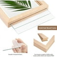 thumbnail image 2 of puthiac 8x10 Floating Picture Frames - 8"x10" Solid Oak Wood Picture Frame, Double-Sided High-Transparency Tempered Glass Floating Picture Frames 8x10,5x7,4x6 Oak Wood Frame(Set of 1), 2 of 10