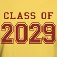 thumbnail image 3 of CafePress - Class Of 2029 (Red) Light T Shirt - Men's Classic Graphic T-Shirt, 3 of 4