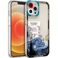 thumbnail image 1 of Compatible para iPhone 13 Pro Max Pintura al óleo Funda de noche estrellada con lente protectora Soft Tpu Funda linda para teléfono a prueba de golpes para Iphone 13 Pro Max 6.7 Inc, 1 of 5