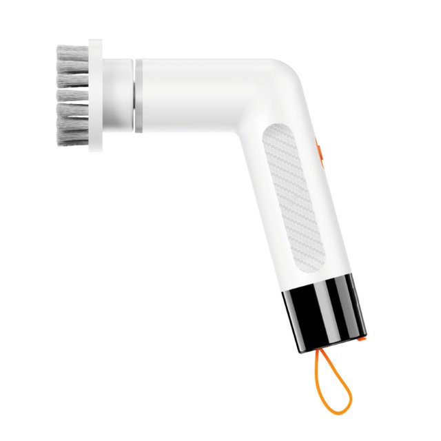 Pocket Scrubber Cordless Detachable Scrubber Portable Hand Held Cleaning Brush With Multiple Replaceable Heads Used In Bathrooms Kitchens And Windows.