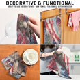 thumbnail image 7 of Wobogo 4th Of July Cat Kitchen Towel 6 Piece Large Cotton Dishcloth Premium Absorbency Set with Hanging Loop, 7 of 7