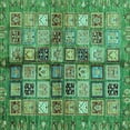 thumbnail image 1 of Ahgly Company Indoor Square Abstract Turquoise Blue Modern Area Rugs, 8' Square, 1 of 4