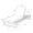Black,Cream, variant on Adjustable Chaise Lounge with 4-Inch Cushion Set, Teak Finish Acacia Wood 4-Position Outdoor Patio Lounger with Flat Side Surface for Poolside, Dark Grey