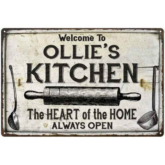 OLLIE'S Kitchen Farmhouse Sign Gift Gift 12x18 Metal 112180033500