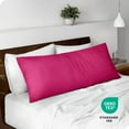 thumbnail image 4 of Bare Home Body Pillowcase - Zipper Closure - Ultra Soft - Double Brushed - Pink, 4 of 9