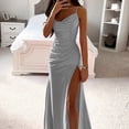 thumbnail image 2 of Sngxgn Women Full Slip Under Dresses Sleeveless Adjustable Spaghetti Strap Dress(Grey,XL), 2 of 5