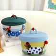thumbnail image 3 of Small Woven Storage With Lid Cute Animal Toy Organizers Rope Storage For Living Room Area Decorative Small Rope Boxes With Lid Handwoven Rope Decorative Storage For Stationery Organizer Drawers, 3 of 4