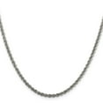 thumbnail image 6 of Auriga Fine Jewelry 925 Sterling Silver 2.5 mm Solid Rope Chain Necklace for Women 28", 6 of 8
