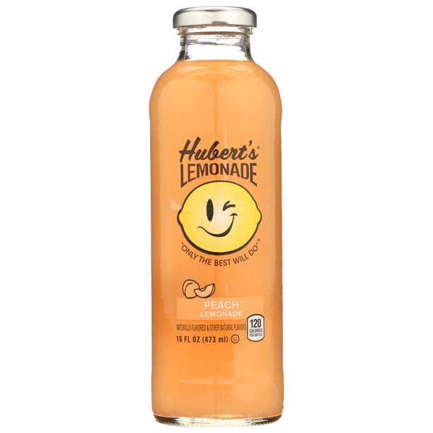 Hubert'S Lemonade Peach, 16 Fl Oz