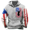 thumbnail image 1 of Pull 3d Nouveau Pull pour Hommes Mode Mode Urbaine Chandail à Capuchon US, 1 of 2