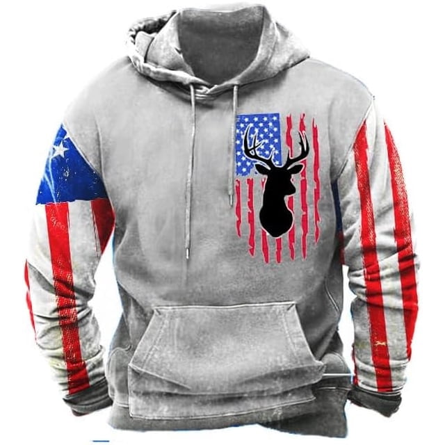 Pull 3d Nouveau Pull pour Hommes Mode Mode Urbaine Chandail à Capuchon US