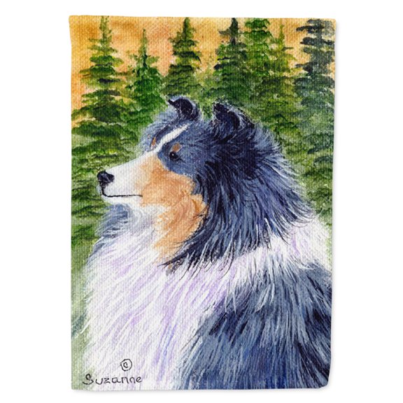 Caroline's Treasures SS8142-FLAG-PARENT Sheltie Flag, , multicolor